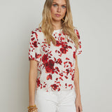 L'AGENCE - Suzette Silk Raw-Hem Tee