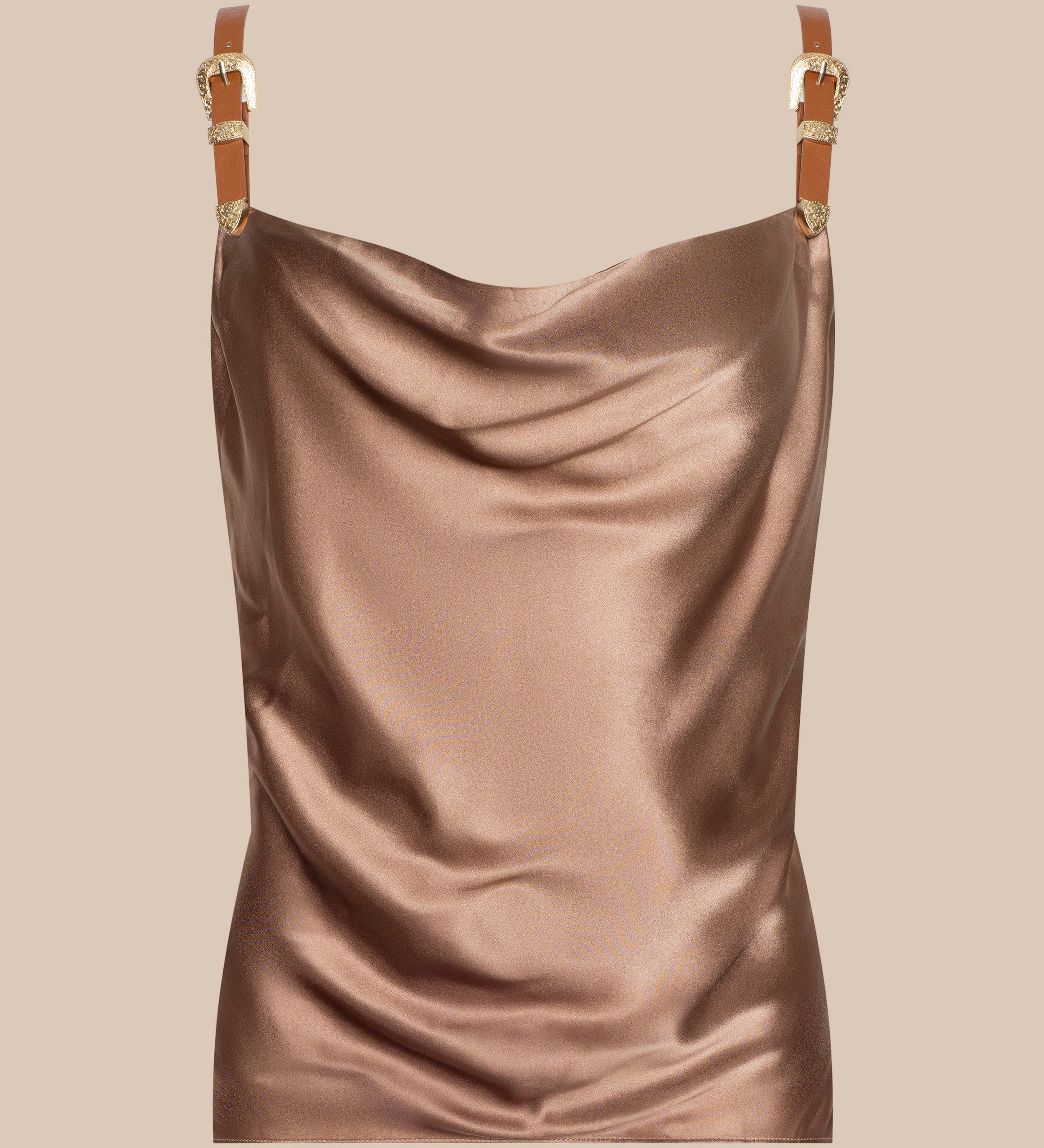 L'AGENCE - Lux Silk Buckle - Strap Camisole