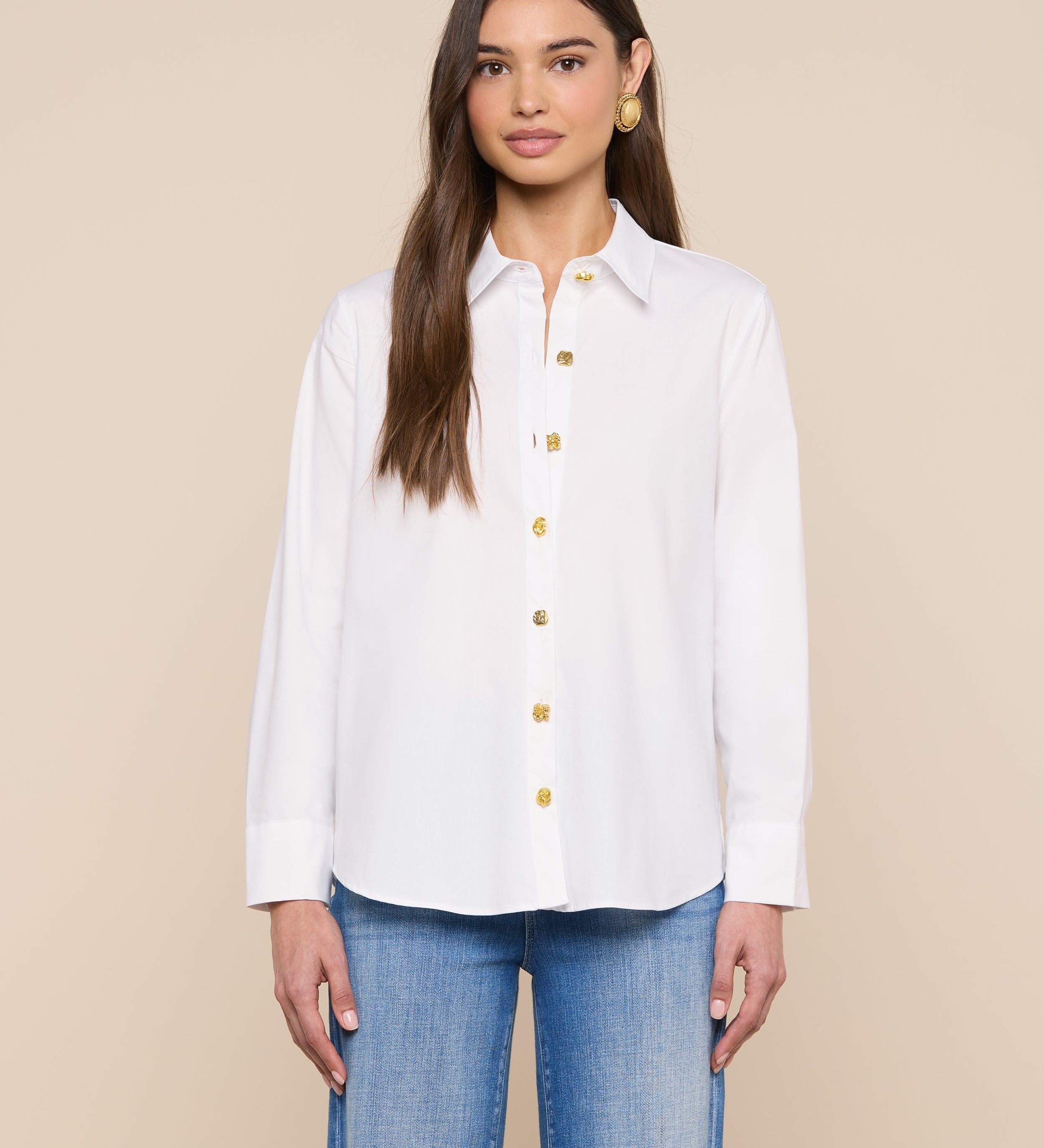 L'AGENCE - Ellery Button - Down Shirt