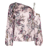 L'AGENCE - Asami Chain One - Shoulder Blouse
