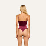 L'AGENCE - Dara Stretch - Satin Bodysuit