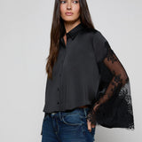 L'AGENCE - Capri Lace Sleeve Blouse