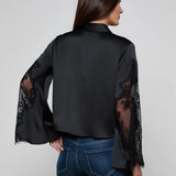 L'AGENCE - Capri Lace Sleeve Blouse