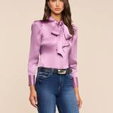 L'AGENCE - Honey Silk Blouse
