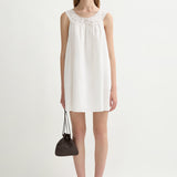 Posse - SALMA MINI DRESS - VINTAGE WHITE