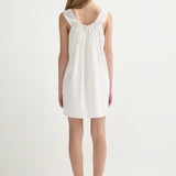 Posse - SALMA MINI DRESS - VINTAGE WHITE