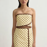 Posse - BOWIE SKIRT - VANILLA/CHOC