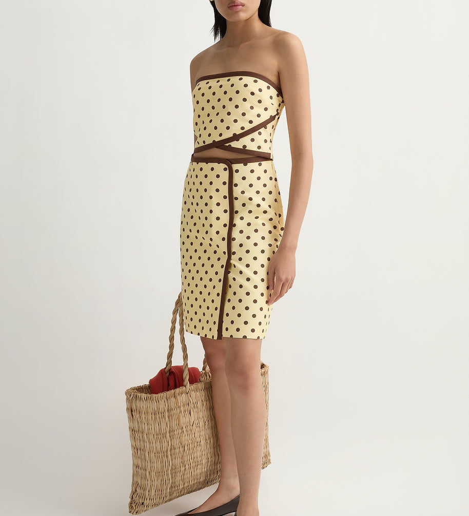 Posse - BOWIE SKIRT - VANILLA/CHOC