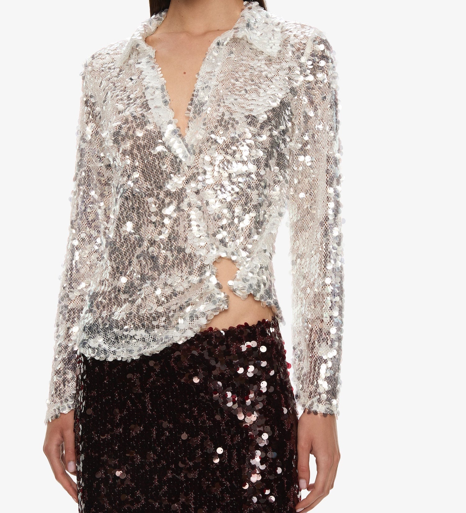 Christopher Esber - Opaline Sequin Skirt