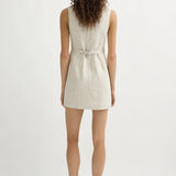 Posse - EMMA BUTTON DOWN DRESS - NATURAL
