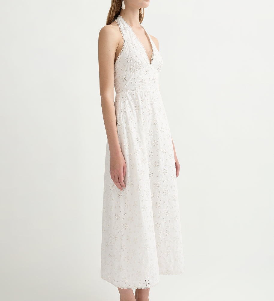 Posse - SALMA DRESS - VINTAGE WHITE