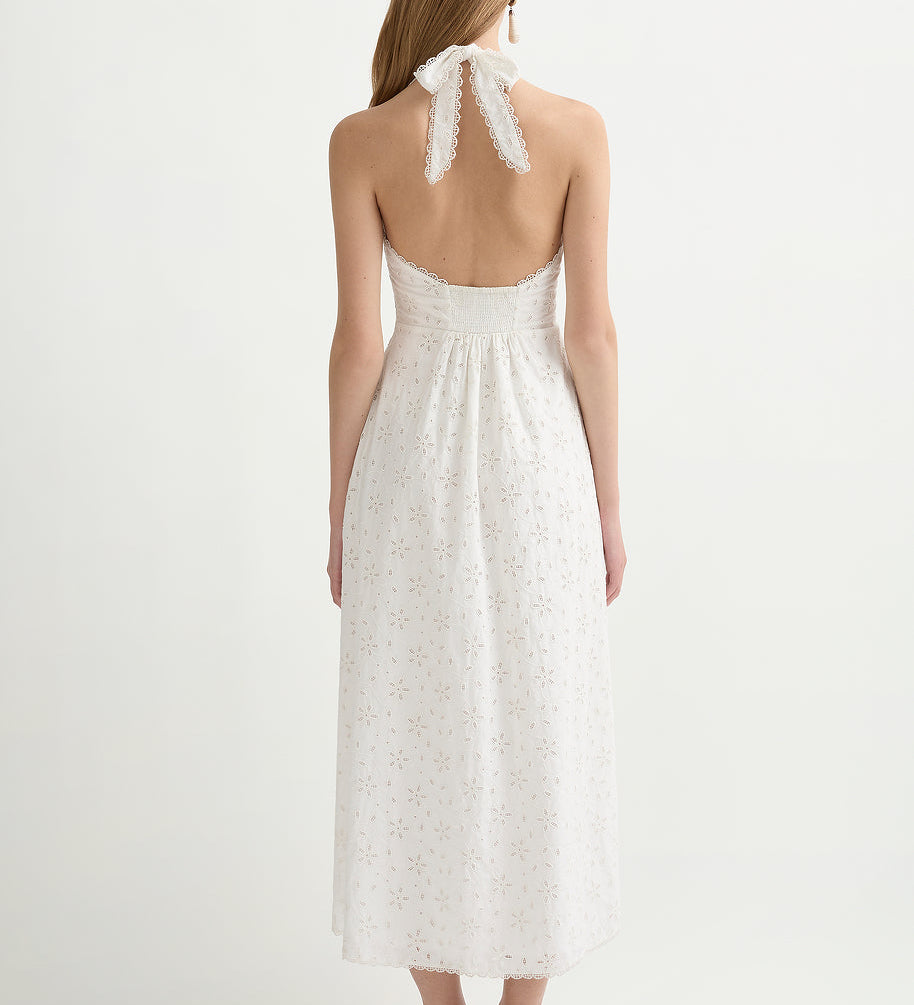 Posse - SALMA DRESS - VINTAGE WHITE