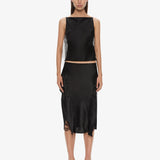Christopher Esber - Lattice Lace Silk Top