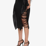 Christopher Esber - Lattice Lace Silk Skirt