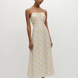 Faithfull - Phaedra Midi Dress Hazy Rose Canary