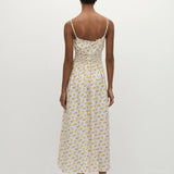 Faithfull - Phaedra Midi Dress Hazy Rose Canary