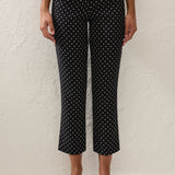 Faithfull - Iria Capri Pant Lola Polka Dot Black Cream