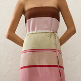 Faithfull - Yolina Maxi Dress Barragan Stripe Dusty Mauve