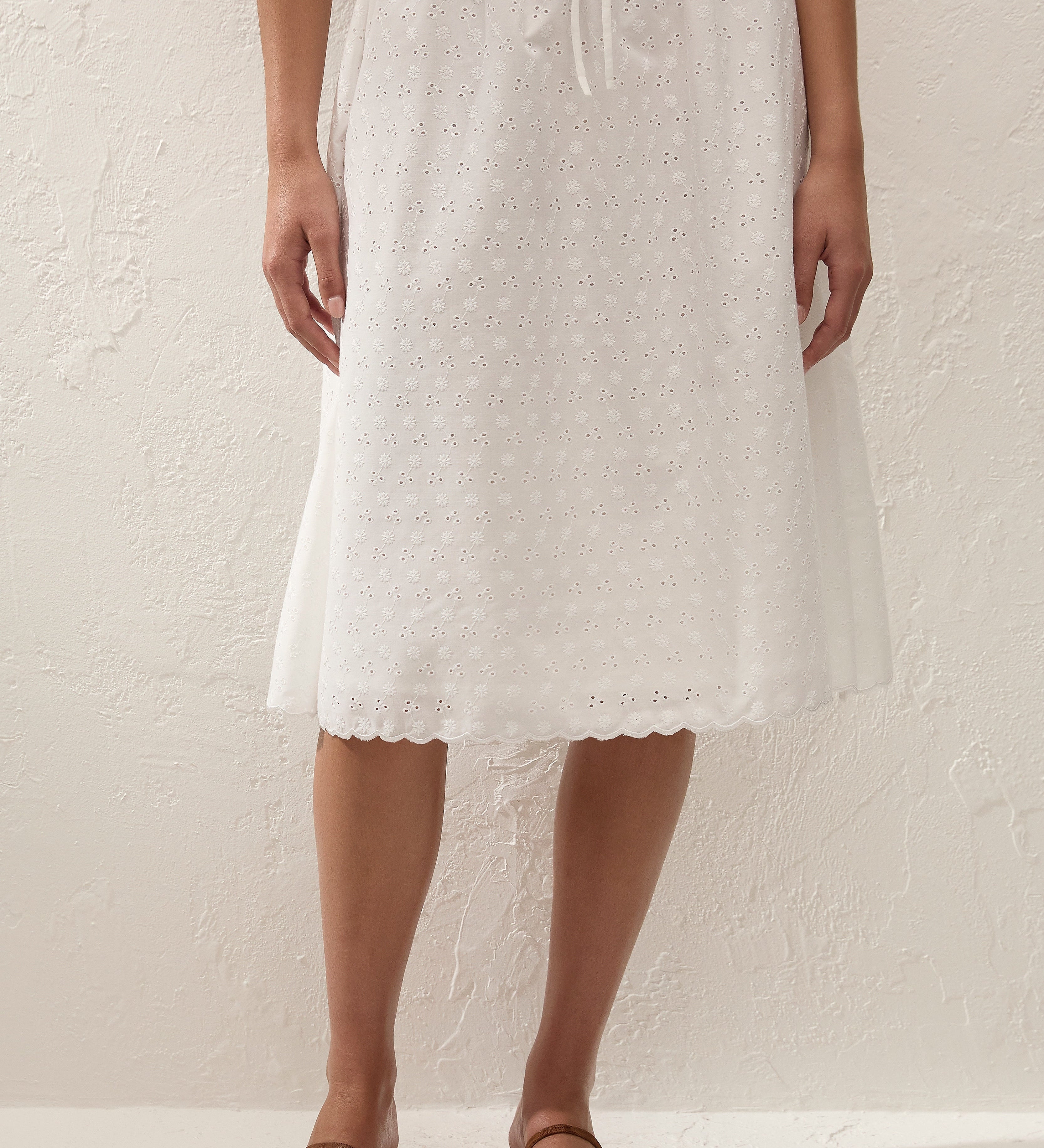 Faithfull - Santana Skirt Lucy Broderie White