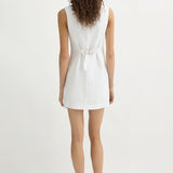 Posse - EMMA BUTTON DOWN DRESS - IVORY