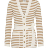Posse - ARI CARDIGAN - TAN STRIPE