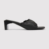 St. Agni - Gathered Block Heel - Black
