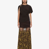 Christopher Esber - Tortoiseshell Droplet Jersey Skirt