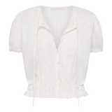 Faithfull - Fiora Blouse Fresco Lace White