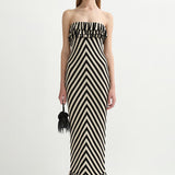 Posse - MILES DRESS - CREAM & BLACK