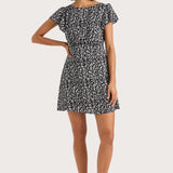 Faithfull - Valras Mini Dress Amaryllis Floral Black - Final Sale