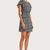 Faithfull - Valras Mini Dress Amaryllis Floral Black - Final Sale
