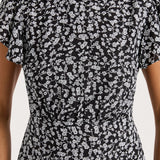 Faithfull - Valras Mini Dress Amaryllis Floral Black - Final Sale