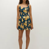 Faithfull - Felice Mini Dress Nora Floral Navy - Final Sale