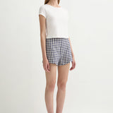 Posse - SADIE SHORT - NAVY GINGHAM