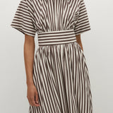 Faithfull - Oda Maxi Dress Norway Stripe Espresso