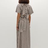 Faithfull - Oda Maxi Dress Norway Stripe Espresso