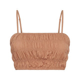 Faithfull - Liya Top Plain Hazelnut - Final Sale