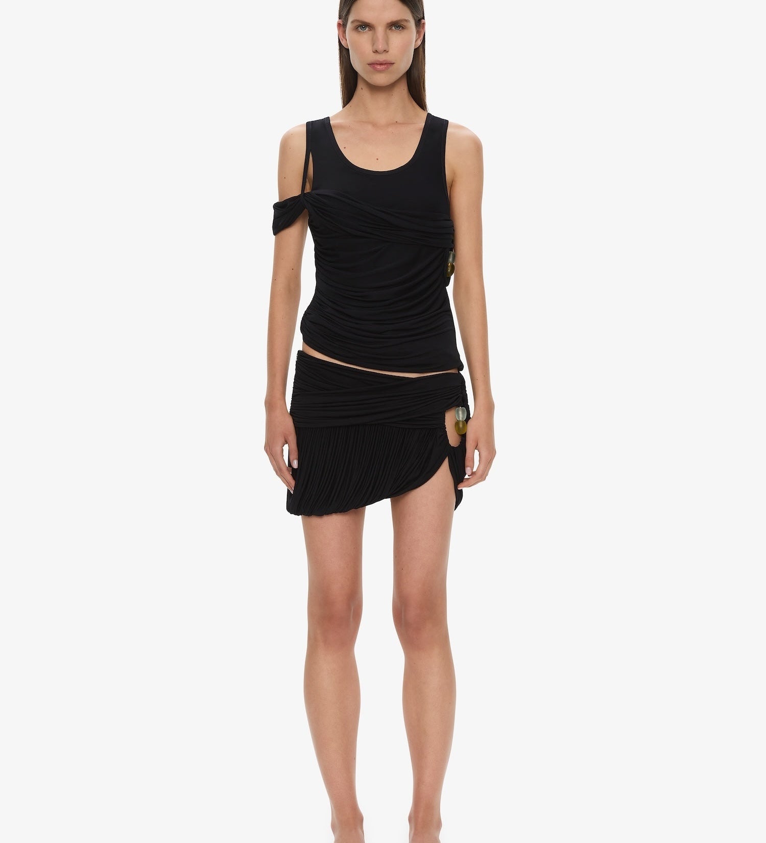 Christopher Esber - Beach Glass Shawl Jersey Tank