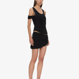 Christopher Esber - Beach Glass Shawl Jersey Tank