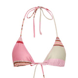 Faithfull - Arabella Bikini Top Barragan Stripe Dusty Mauve