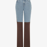 Christopher Esber - Taped Denim Jersey Jean