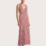 Faithfull - Jardin Midi Dress Leilani Red - Final Sale