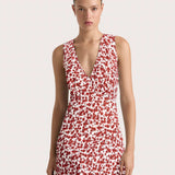 Faithfull - Jardin Midi Dress Leilani Red - Final Sale