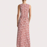 Faithfull - Jardin Midi Dress Leilani Red - Final Sale