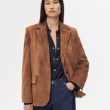 TWP - Jillian Blazer in Heavy Suede