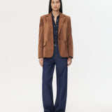 TWP - Jillian Blazer in Heavy Suede