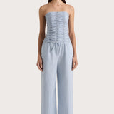 Faithfull - Freja Pant Blue Pinstripe - Final Sale