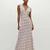 Faithfull - Josephine Maxi Dress Hazy Rose Deep Red - Final Sale