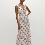 Faithfull - Josephine Maxi Dress Hazy Rose Deep Red - Final Sale