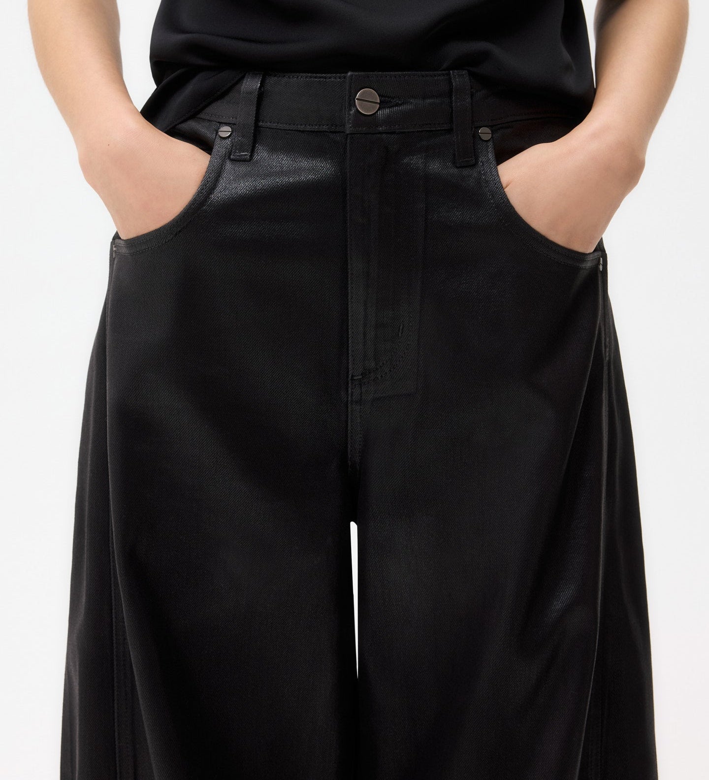TWP - Beryl Pant in Coated Denim